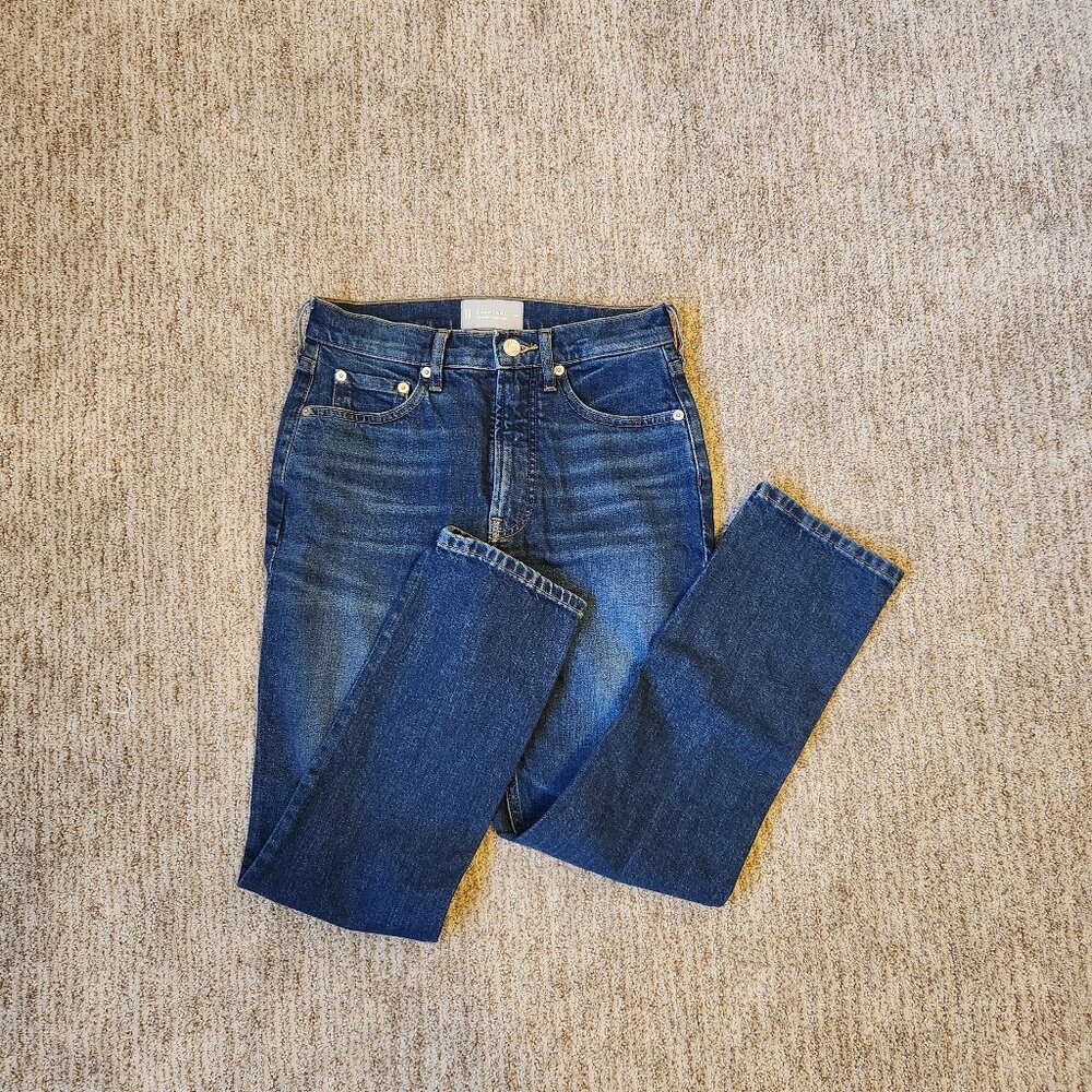 Everlane - The Original Cheeky Jean 26S - Worn Once - Washed Once - Vintage Dark